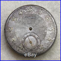 Vintage 1920 Fairchild Longines Pocket Watch Movement Parts/Repair Swiss