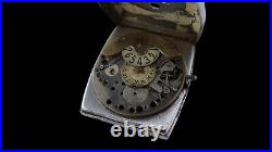 Vintage 1920s Maben mens Jump Hour Mechanical Watch for Parts/Repairs