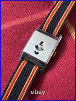 Vintage 1930s Art Deco Jump Hour Watch for Repair Restore Parts NO WORK AS IS