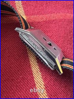 Vintage 1930s Art Deco Jump Hour Watch for Repair Restore Parts NO WORK AS IS