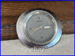 Vintage 1940s 50s Vulcain Day Date 17 Jewels Swiss Watch Mechanical PARTS REPAIR Vintage 1940s 50s Vulcain Day Date 17 Jewels Swiss Watch Mechanical PARTS REPAIR
