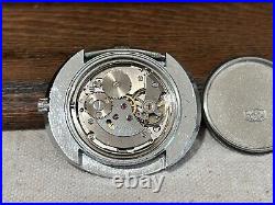 Vintage 1940s 50s Vulcain Day Date 17 Jewels Swiss Watch Mechanical PARTS REPAIR Vintage 1940s 50s Vulcain Day Date 17 Jewels Swiss Watch Mechanical PARTS REPAIR