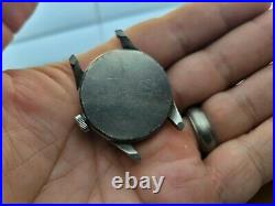 Vintage 1940s Wittnauer Military Watch parts/repair. 24hr dial