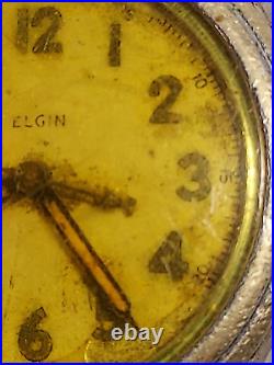 Vintage 1942 Elgin WWII Watch Grade 532 15J FOR PARTS/REPAIR SN# E213874