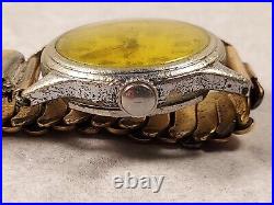 Vintage 1942 Elgin WWII Watch Grade 532 15J FOR PARTS/REPAIR SN# E213874