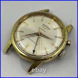 Vintage 1950's VULCAIN CRICKET Men's Alarm Watch For Parts Or Repair