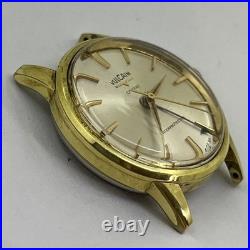 Vintage 1950's VULCAIN CRICKET Men's Alarm Watch For Parts Or Repair
