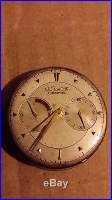 Vintage 1953 LeCoultre Futurematic Wristwatch for Repair