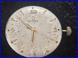 Vintage 1956 Omega 17 Jewels Watch Movement #420 For Parts Or Repair