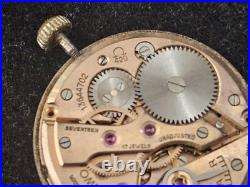 Vintage 1956 Omega 17 Jewels Watch Movement #420 For Parts Or Repair