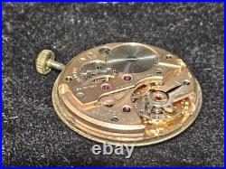 Vintage 1956 Omega 17 Jewels Watch Movement #420 For Parts Or Repair