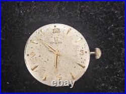 Vintage 1956 Omega 17 Jewels Watch Movement #420 For Parts Or Repair
