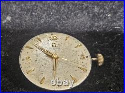 Vintage 1956 Omega 17 Jewels Watch Movement #420 For Parts Or Repair