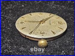Vintage 1956 Omega 17 Jewels Watch Movement #420 For Parts Or Repair
