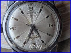 Vintage 1957 Enicar Ultrasonic Seapearl withBrevet Divers Case FOR PARTS/REPAIR Vintage 1957 Enicar Ultrasonic Seapearl withBrevet Divers Case FOR PARTS/REPAIR