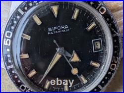 Vintage 1960's Bifora All SS German 20 ATM Skin Diver withPatina FOR PARTS/REPAIR Vintage 1960's Bifora All SS German 20 ATM Skin Diver withPatina FOR PARTS/REPAIR
