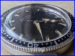 Vintage 1960's Bifora All SS German 20 ATM Skin Diver withPatina FOR PARTS/REPAIR