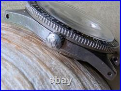 Vintage 1960's Bifora All SS German 20 ATM Skin Diver withPatina FOR PARTS/REPAIR