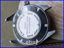 Vintage 1960's Bifora All SS German 20 ATM Skin Diver withPatina FOR PARTS/REPAIR