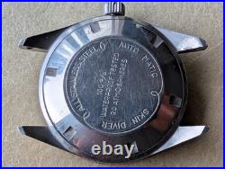 Vintage 1960's Bifora All SS German 20 ATM Skin Diver withPatina FOR PARTS/REPAIR