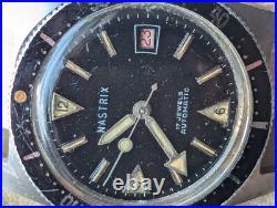 Vintage 1960's Nastrix All SS Diver withWarm Patina, AS 1701 Mvmt FOR PARTS/REPAIR Vintage 1960's Nastrix All SS Diver withWarm Patina, AS 1701 Mvmt FOR PARTS/REPAIR