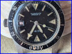 Vintage 1960's Nastrix All SS Diver withWarm Patina, AS 1701 Mvmt FOR PARTS/REPAIR Vintage 1960's Nastrix All SS Diver withWarm Patina, AS 1701 Mvmt FOR PARTS/REPAIR