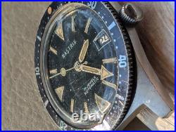 Vintage 1960's Nastrix All SS Diver withWarm Patina, AS 1701 Mvmt FOR PARTS/REPAIR Vintage 1960's Nastrix All SS Diver withWarm Patina, AS 1701 Mvmt FOR PARTS/REPAIR