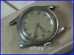 Vintage 1960s CONCORD 241F S. S. 17J Men's Military Watch - For Repair /Parts