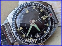 Vintage 1970's Bifora 115 Skin Diver Watch with10 ATM All SS Case FOR PARTS/REPAIR