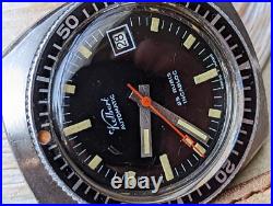 Vintage 1970's Kelbert Big Crown All SS Diver Watch withPatina FOR PARTS/REPAIR Vintage 1970's Kelbert Big Crown All SS Diver Watch withPatina FOR PARTS/REPAIR