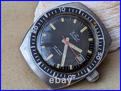 Vintage 1970's Kelbert Big Crown All SS Diver Watch withPatina FOR PARTS/REPAIR Vintage 1970's Kelbert Big Crown All SS Diver Watch withPatina FOR PARTS/REPAIR