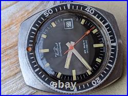 Vintage 1970's Kelbert Big Crown All SS Diver Watch withPatina FOR PARTS/REPAIR Vintage 1970's Kelbert Big Crown All SS Diver Watch withPatina FOR PARTS/REPAIR