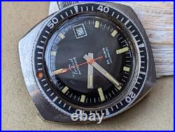 Vintage 1970's Kelbert Big Crown All SS Diver Watch withPatina FOR PARTS/REPAIR Vintage 1970's Kelbert Big Crown All SS Diver Watch withPatina FOR PARTS/REPAIR