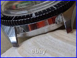 Vintage 1970's Lord Nelson Datomatic 5 ATM Diver withPatina, Runs FOR PARTS/REPAIR