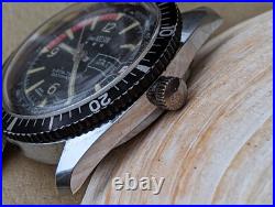 Vintage 1970's Lord Nelson Datomatic 5 ATM Diver withPatina, Runs FOR PARTS/REPAIR