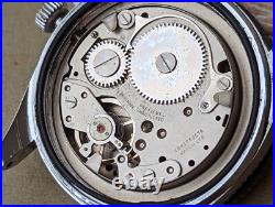 Vintage 1970's Lord Nelson Datomatic 5 ATM Diver withPatina, Runs FOR PARTS/REPAIR