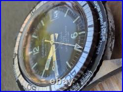 Vintage 1970s Cardinal Rallye GT World Time Diver withPatina, Runs FOR PARTS/REPAIR