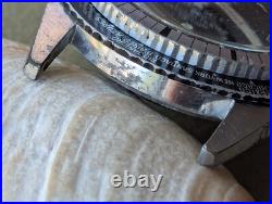 Vintage 1970s Cardinal Rallye GT World Time Diver withPatina, Runs FOR PARTS/REPAIR