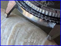 Vintage 1970s Cardinal Rallye GT World Time Diver withPatina, Runs FOR PARTS/REPAIR