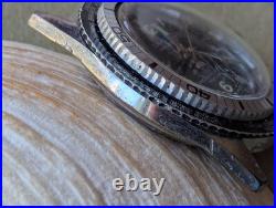 Vintage 1970s Cardinal Rallye GT World Time Diver withPatina, Runs FOR PARTS/REPAIR