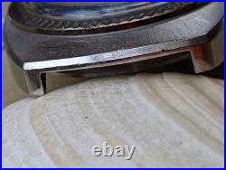 Vintage 1971 Caravelle Day-Date Watch withBlue Dial, AS 1916 Mvmt FOR PARTS/REPAIR