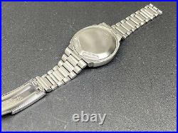 Vintage 1972 pulsar p2 led stainless steel watch for parts or repair very clean