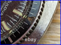 Vintage 1973 Bulova Day-Date Devil Diver Watch withSigned Crown FOR PARTS/REPAIR