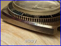 Vintage 1973 Bulova Day-Date Devil Diver Watch withSigned Crown FOR PARTS/REPAIR