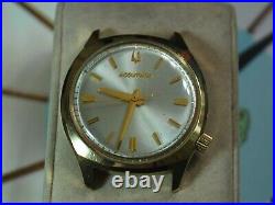 Vintage 1976 Bulova ACCUTRON 218 Gold Plated Men's Watch -For Repair /Parts