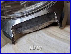 Vintage 1977 Bulova Day-Date Watch withBrowning Dial, Runs Strong FOR PARTS/REPAIR