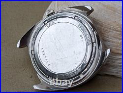 Vintage 1977 Bulova Day-Date Watch withBrowning Dial, Runs Strong FOR PARTS/REPAIR