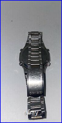 Vintage 1984 Seiko 7A38-7029 Chronograph for Repair/Parts Royal Oak