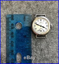 Vintage 30s IWC Trench Watch Dime Size Cal 94 Parts Repair
