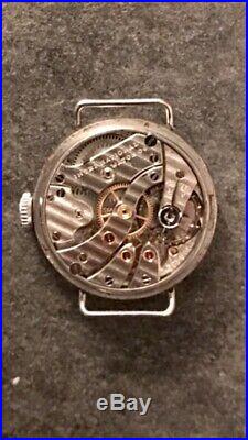 Vintage 30s IWC Trench Watch Dime Size Cal 94 Parts Repair